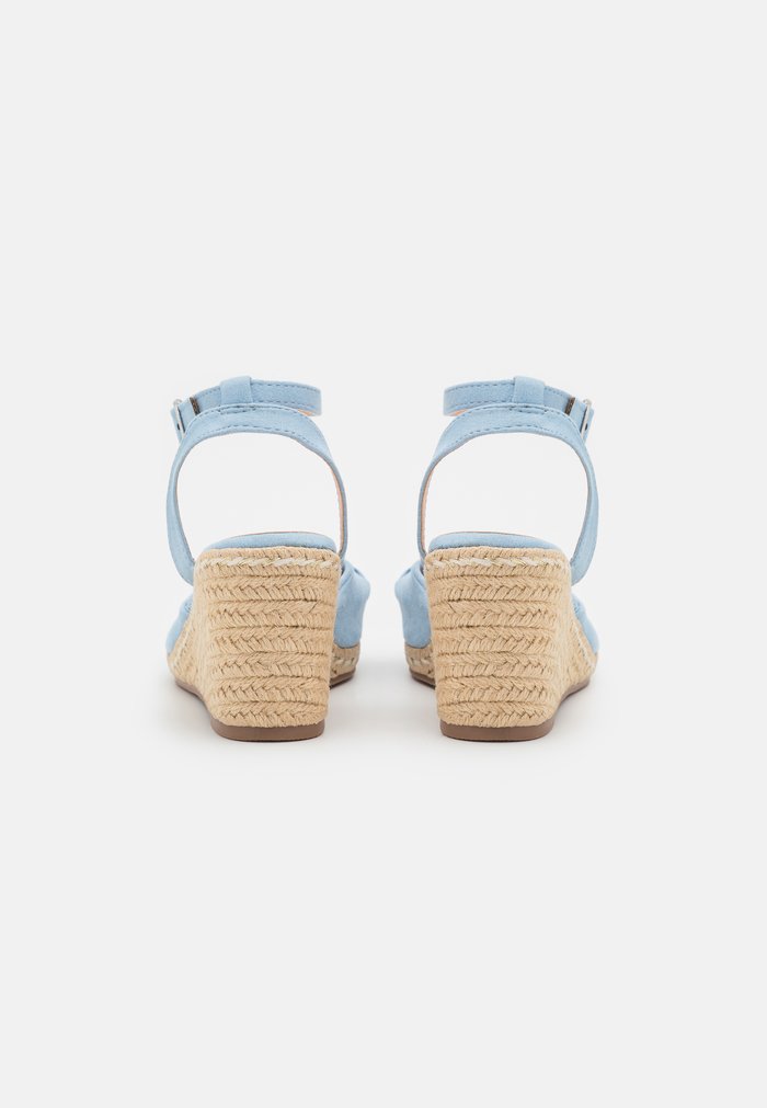 Sandales Anna Field COMFORT Wedge platform Boucle Bleu Clair Femme | VTD-4454588